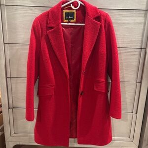 Women’s Red Adam Edelman Peacoat